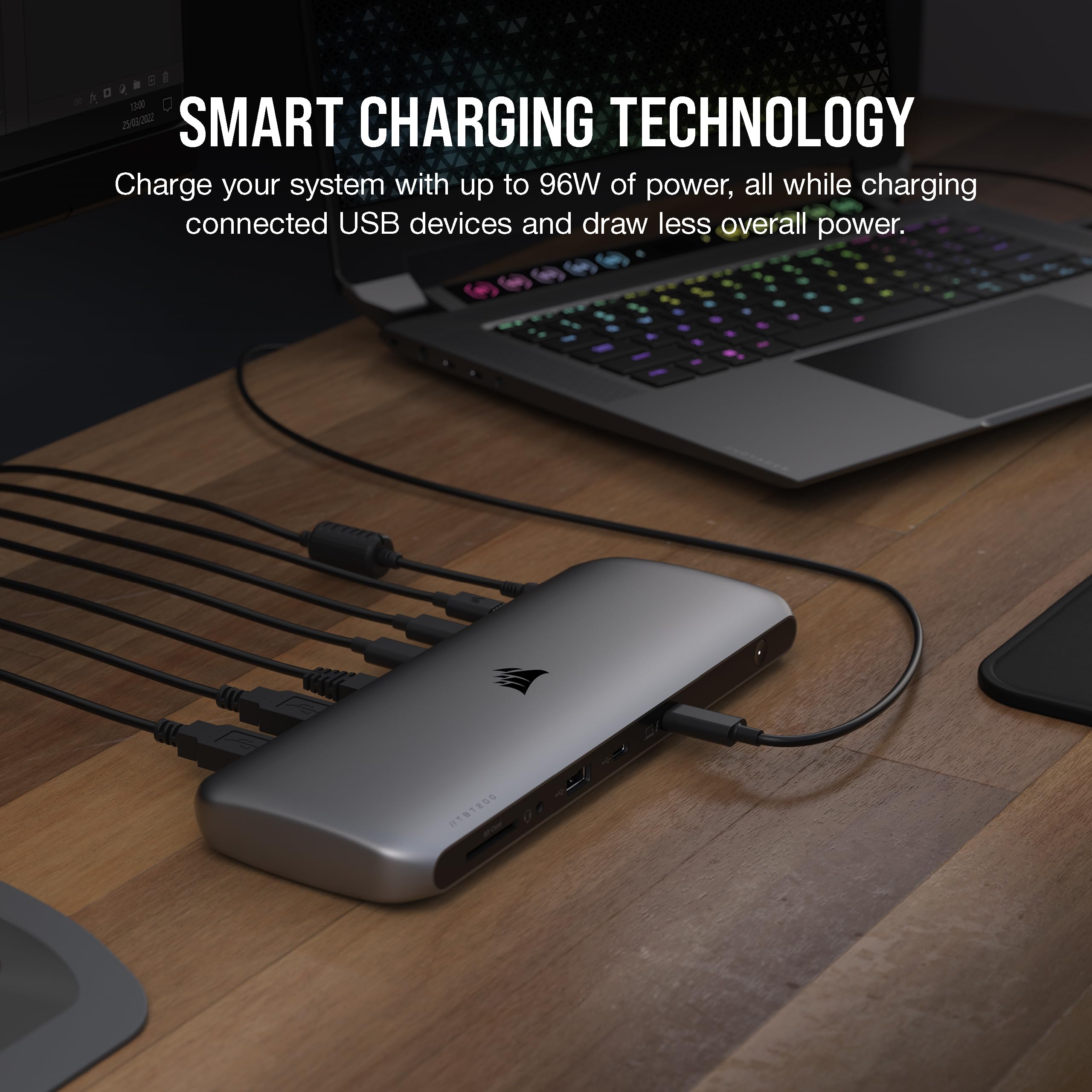 Amazon.co.jp: Corsair TBT200 Thunderbolt™ 4ドック - 最大96W